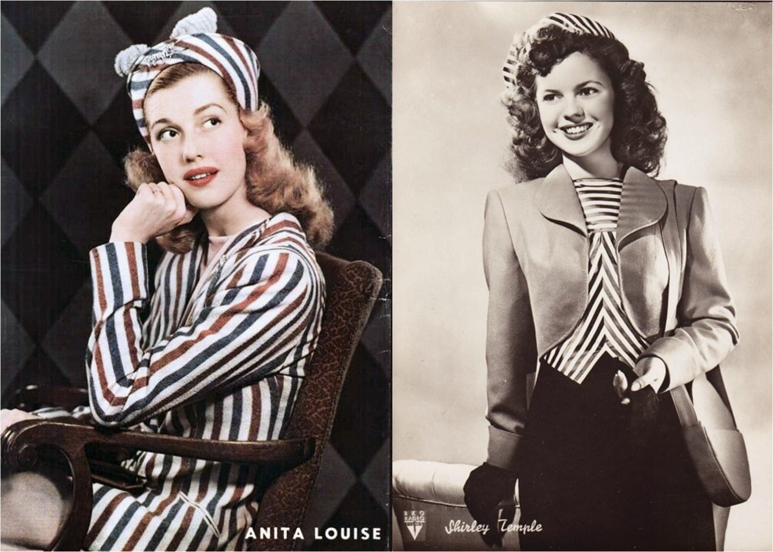 roupas dos anos 30 e 40