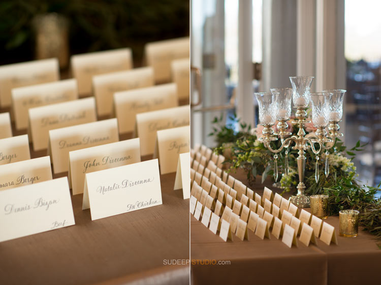 Grosse Pointe War Memorial Wedding Table settings - Wedding Photography - Sudeep Studio.com