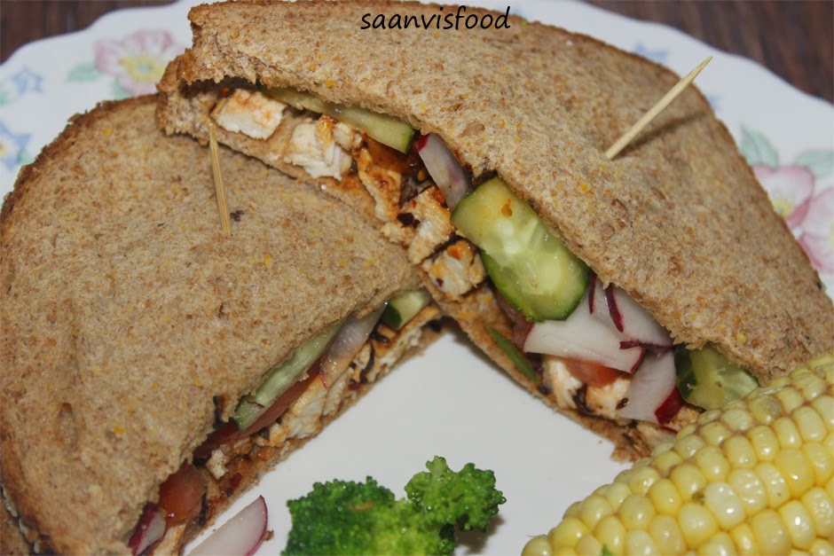 Saanvis food Chicken Sandwich