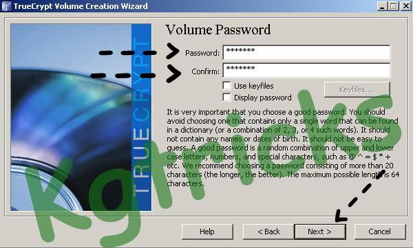 Set a Volume Password For Encrypted Drive