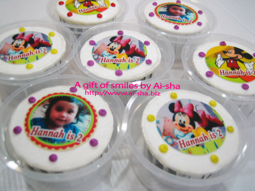 Birthday Cupcake Edible Image Ai-sha Puchong Jaya