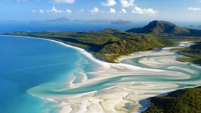Pantai Whiteheaven - Australia Pantai Whiteheaven - Australia