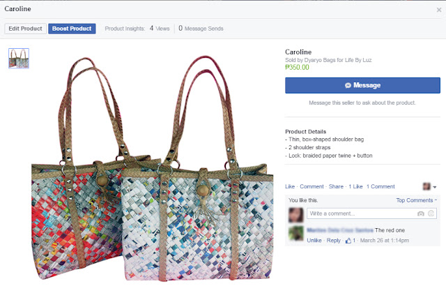 Viewing a Product in Facebook Page's Shop Viewing a Product in Facebook Page's Shop