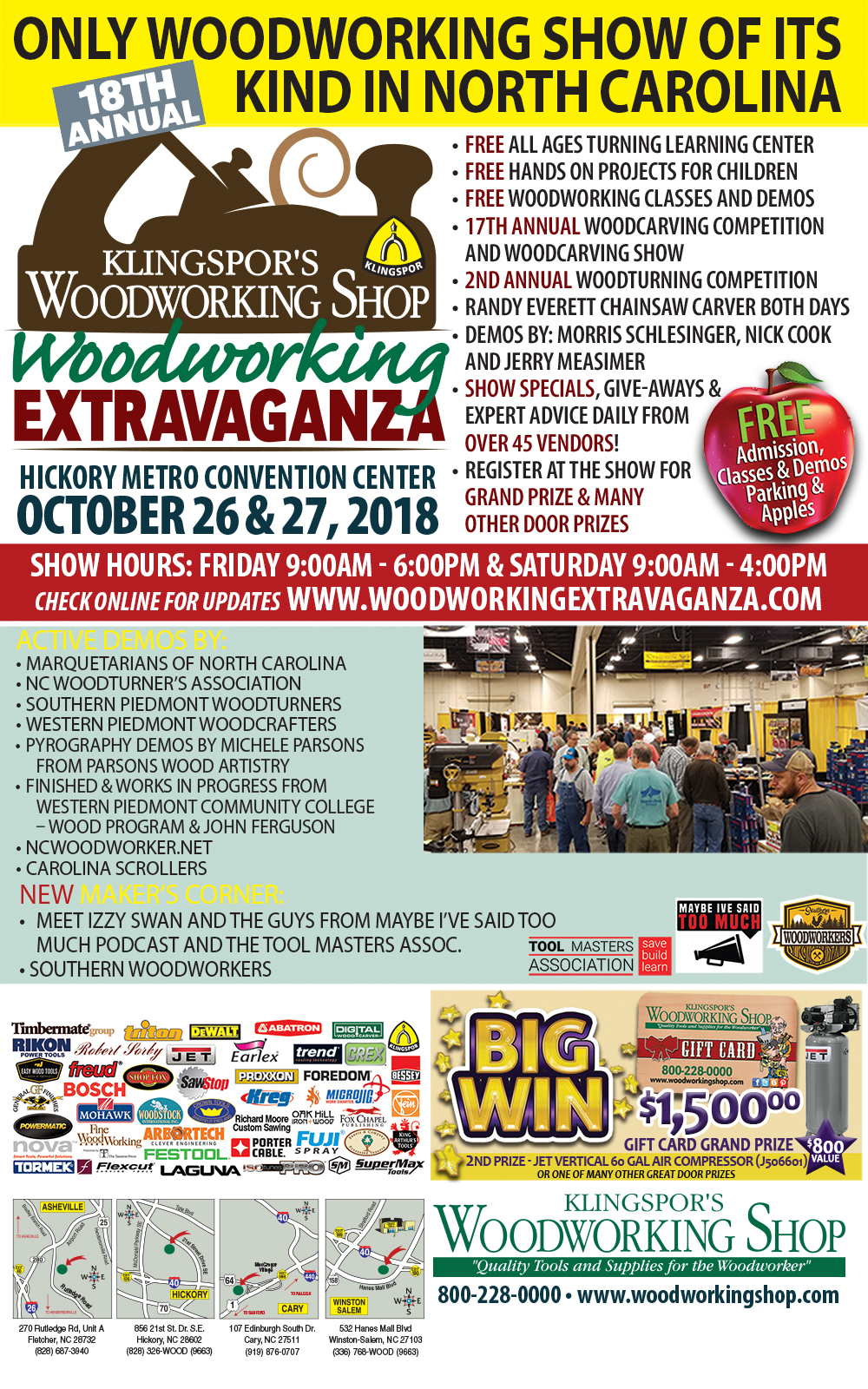 Klingspor s Woodworking Shop Extravaganza