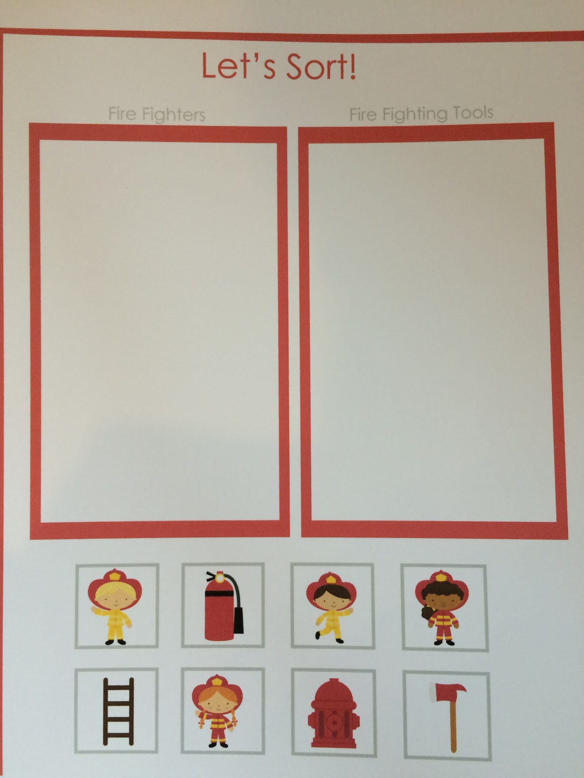 Letter F: Fire Truck Shape Craft, Firefighter Tot Pack, Put Out the