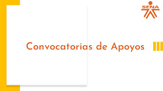 Convocatorias de Apoyos