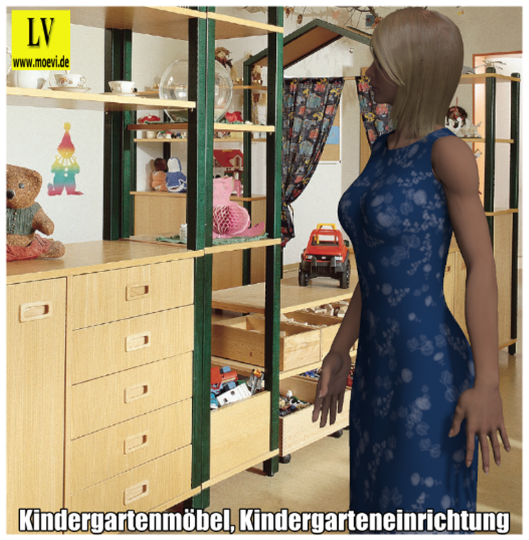 Schulmöbel, Kindergartenausstattung, Betriebseinrichtung