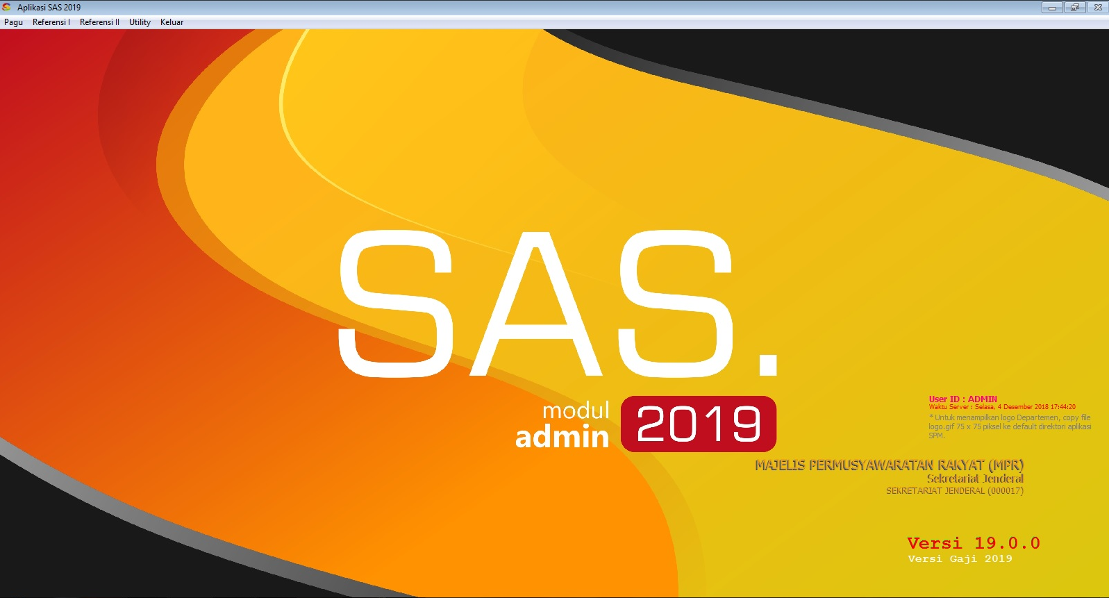 Sahabat Satker: Instalasi Aplikasi SAS 2019 Sahabat Satker: Instalasi Aplikasi SAS 2019