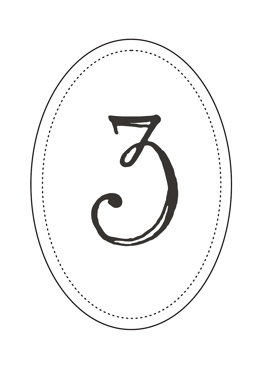 Free Printable: Wedding Table Numbers