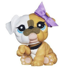 Littlest Pet Shop Mommy and Baby Bulldog (#3587) Pet