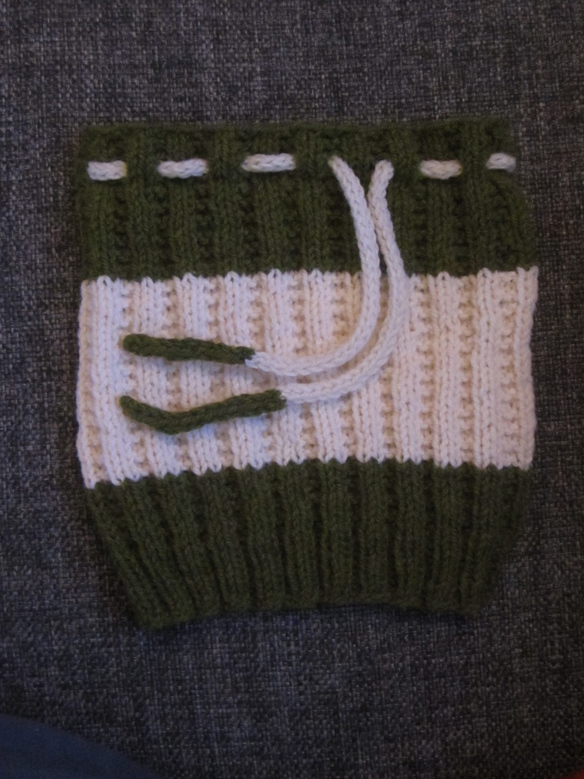 Alpaca Draw String Cowl Hat pattern
