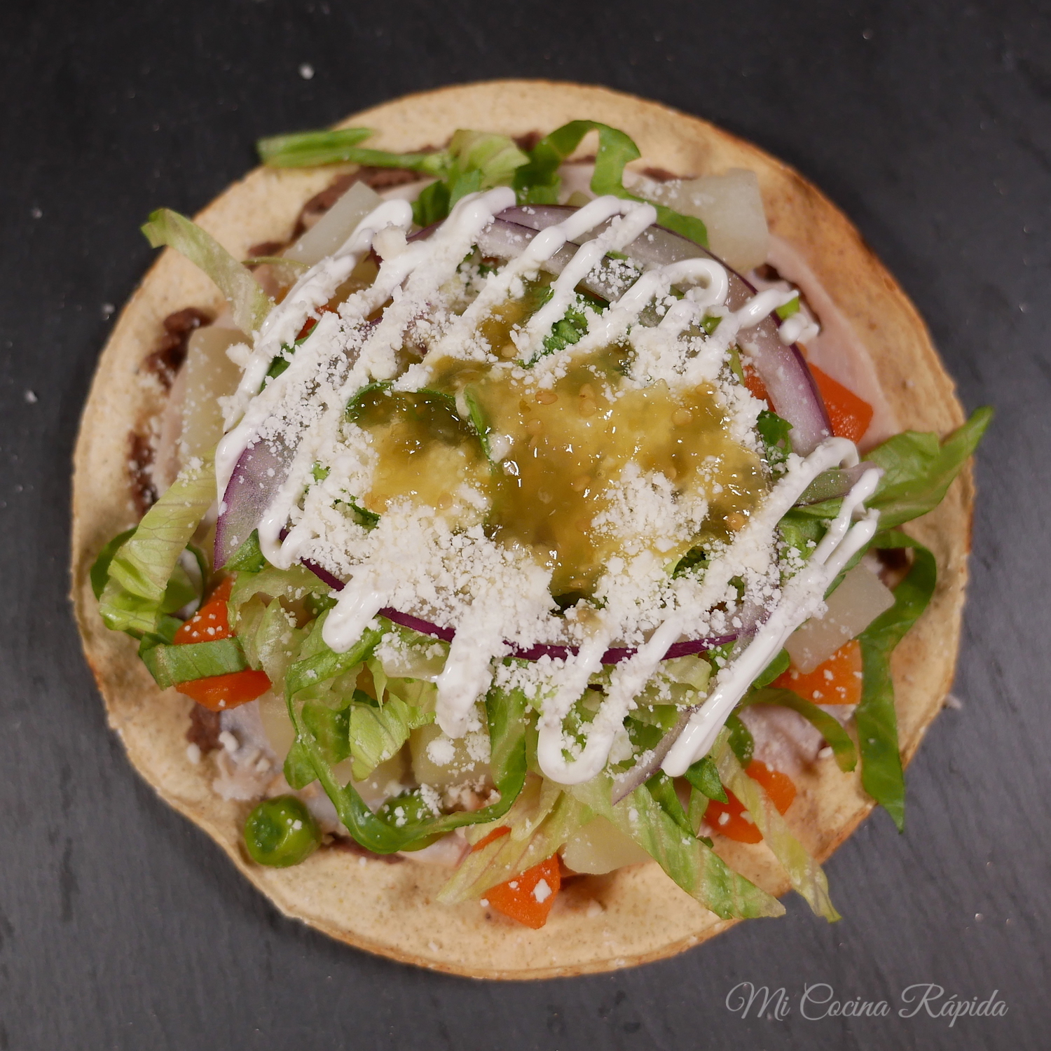 Tostadas de Jamón con Verduras Mi Cocina Rápida