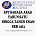 RPT BAHASA ARAB TAHUN 1 HINGGA TAHUN 6 SESI 2014