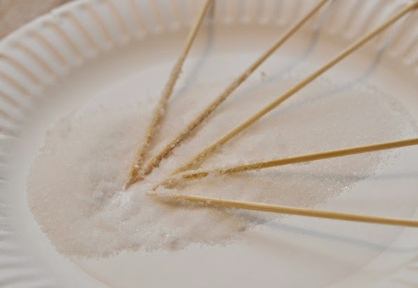 ROCK CANDY EXPERIMENT: A beautiful Science experiment & a yummy treat all in one. My kids loved checking on their jars each day to see if the rock candy had grown!