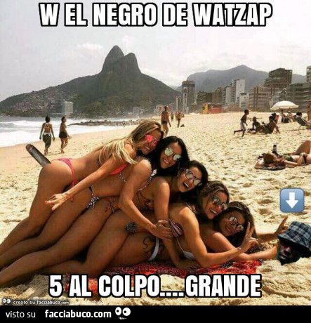 el negro de watzap con 5 mujeres