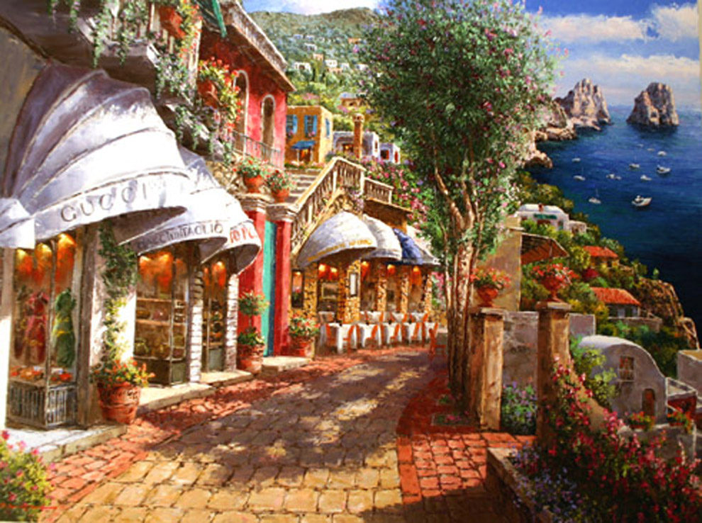 Городок у моря Городок у моря