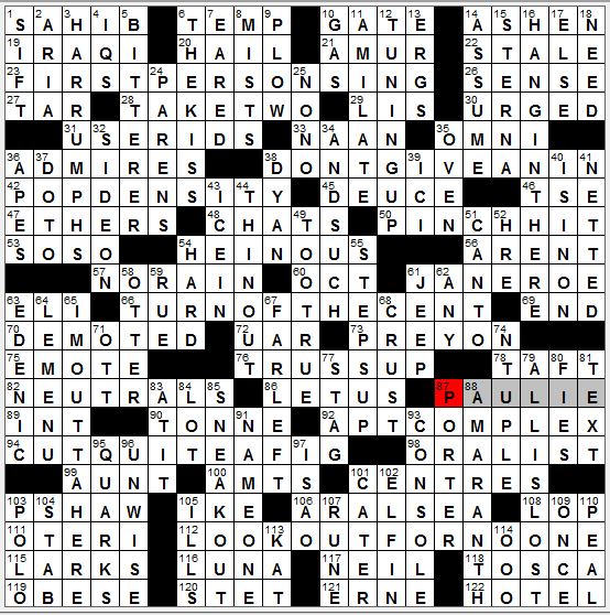 Rex Parker Does the NYT Crossword Puzzle Old frozen dinner brand / SUN