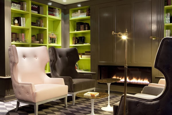 Salas decoradas con acentos verdes - Decoración de salas con estilo