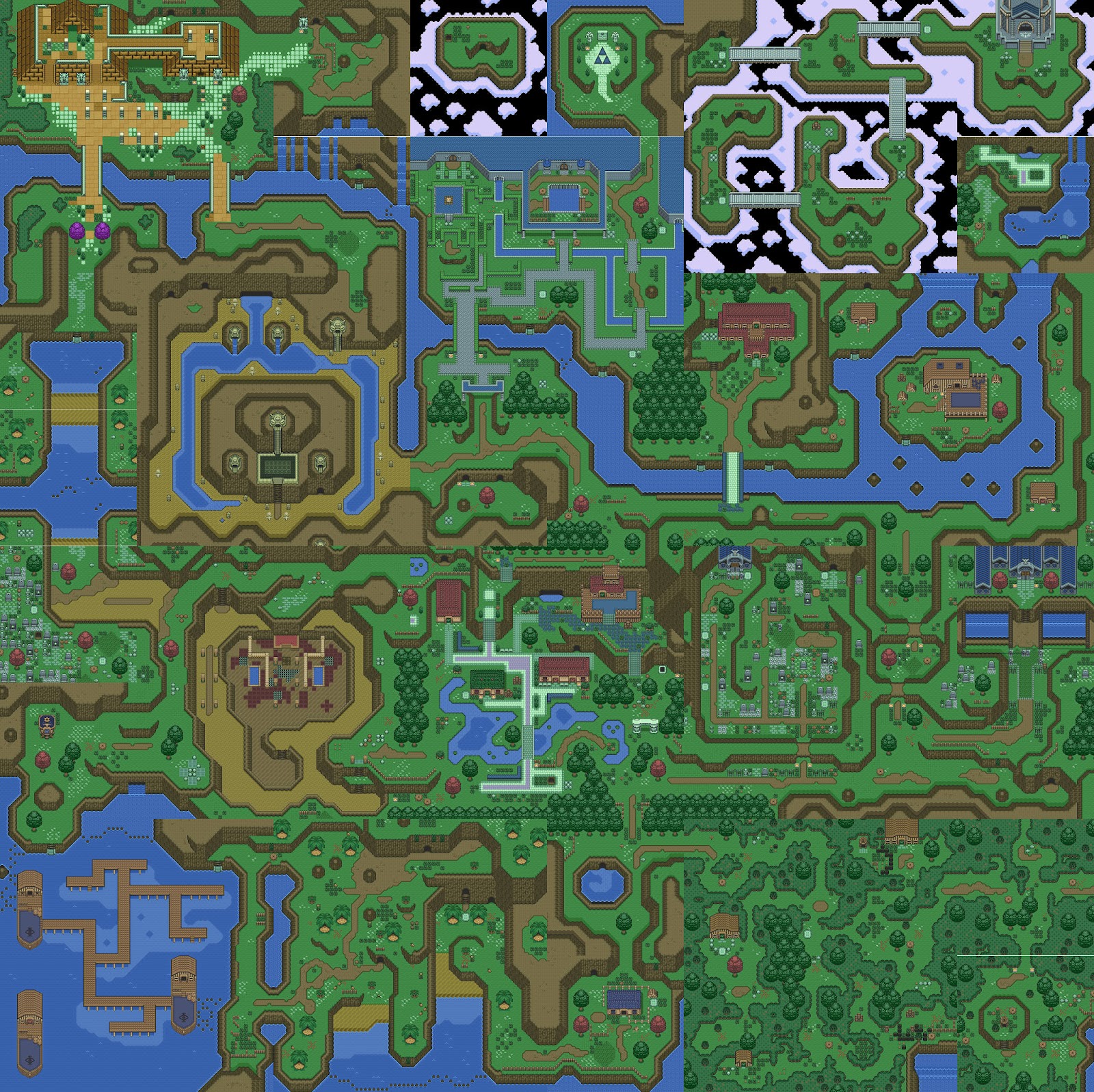 Fortytwo The Legend of Zelda Parallel Worlds Maps