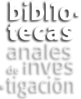 Bibliotecas. Anales de Investigación