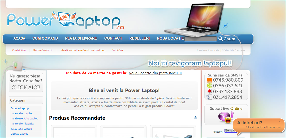  baterii laptop ieftine  doar de la PowerLaptop!