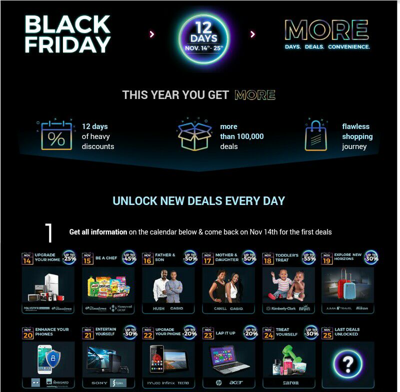 Jumia Black Friday Starts This Monday. Hope You Are Ready