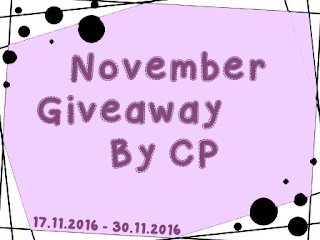 Pemenang November Giveaway by CP Pemenang November Giveaway by CP