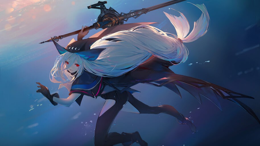 Skadi, Arknights, Anime, Girl, 4K, #6.550