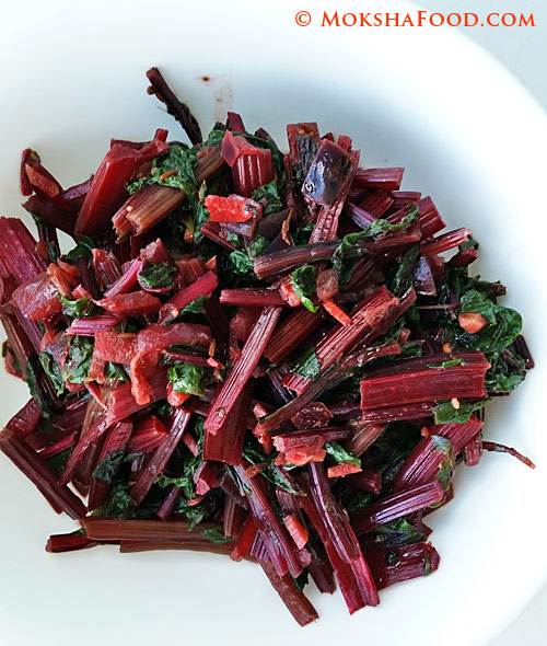 Beet Greens Stir Fry!