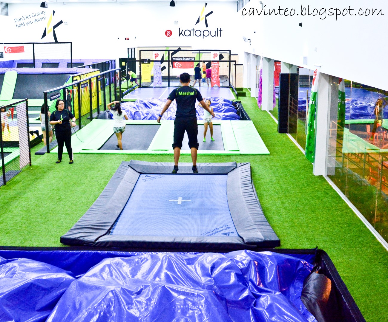 Entree Kibbles Katapult Trampoline Park ORTO Leisure