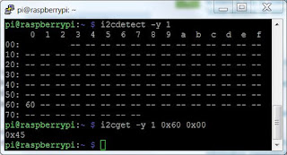 Putty Capture of I2C Bus of RPI