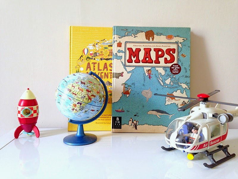 Kids world map books