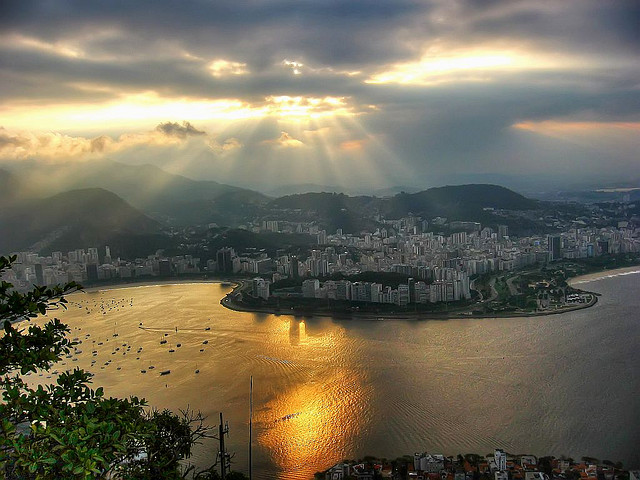 La hermosa ciudad de Río de Janeiro en Brasil.