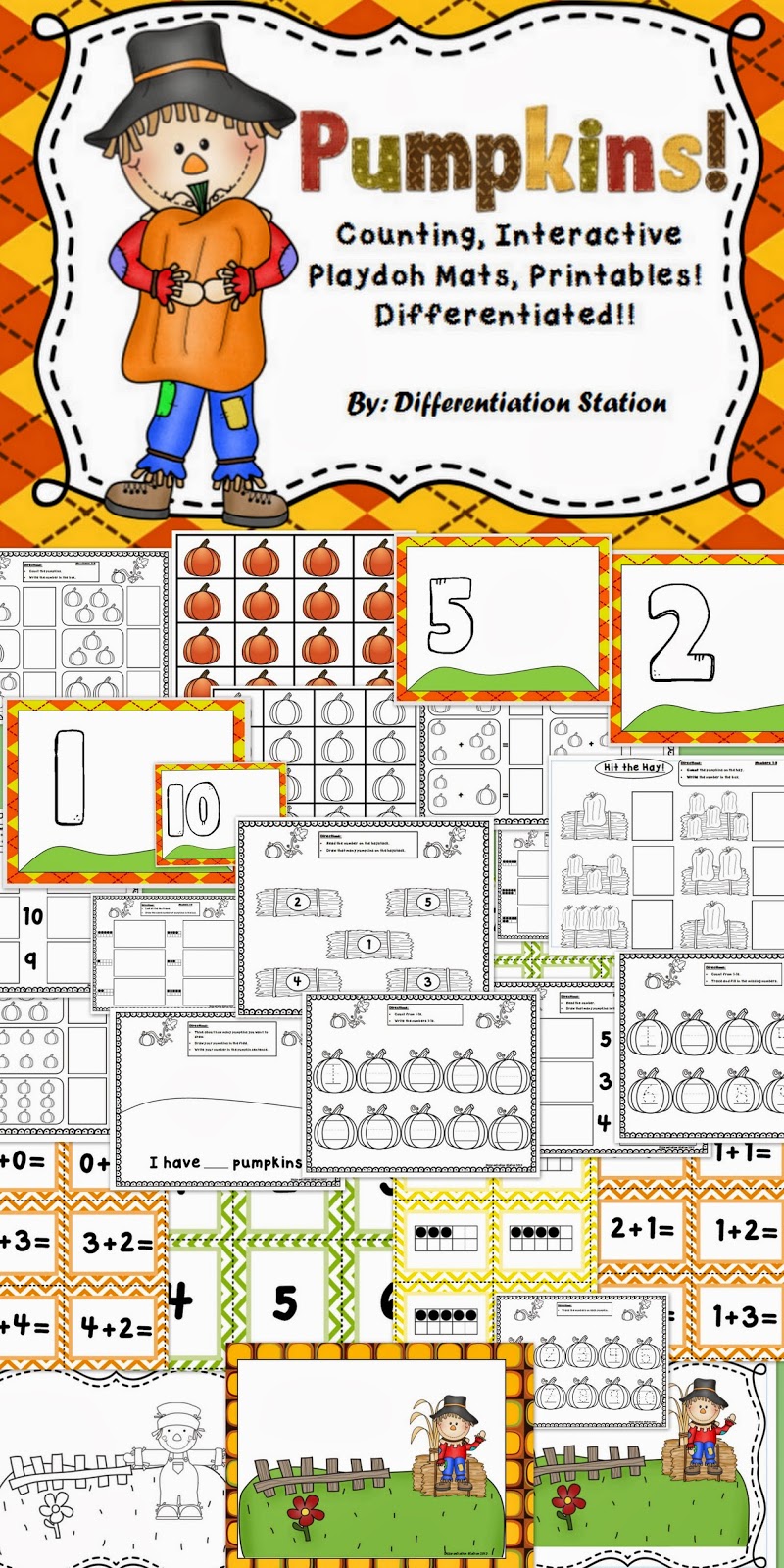 http://www.teacherspayteachers.com/Product/Pumpkins-Interactive-PlayDough-Mats-Counting-Centers-and-Games-Printables-898700