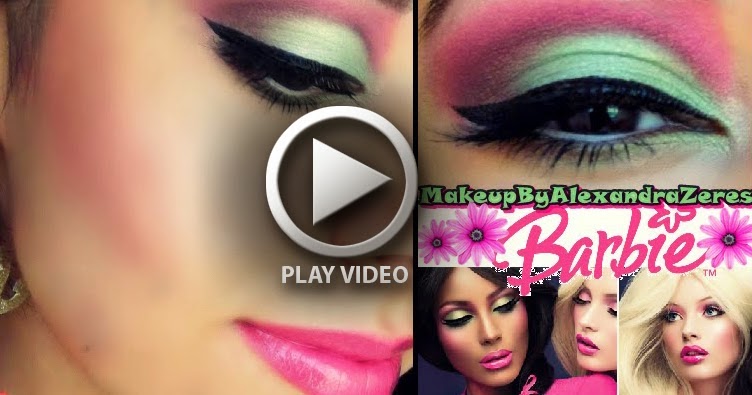 barbie full makeup