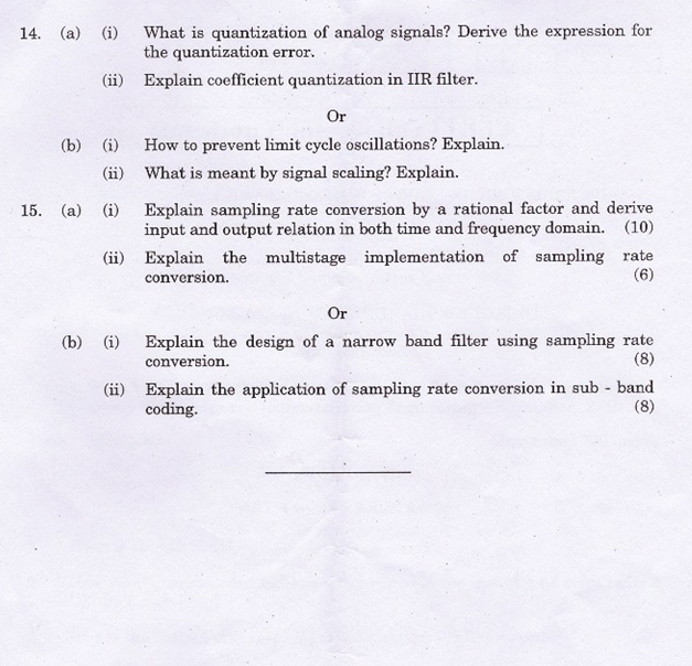 EC2302 Digital Signal Processing Nov Dec 2012 Past Exam Paper