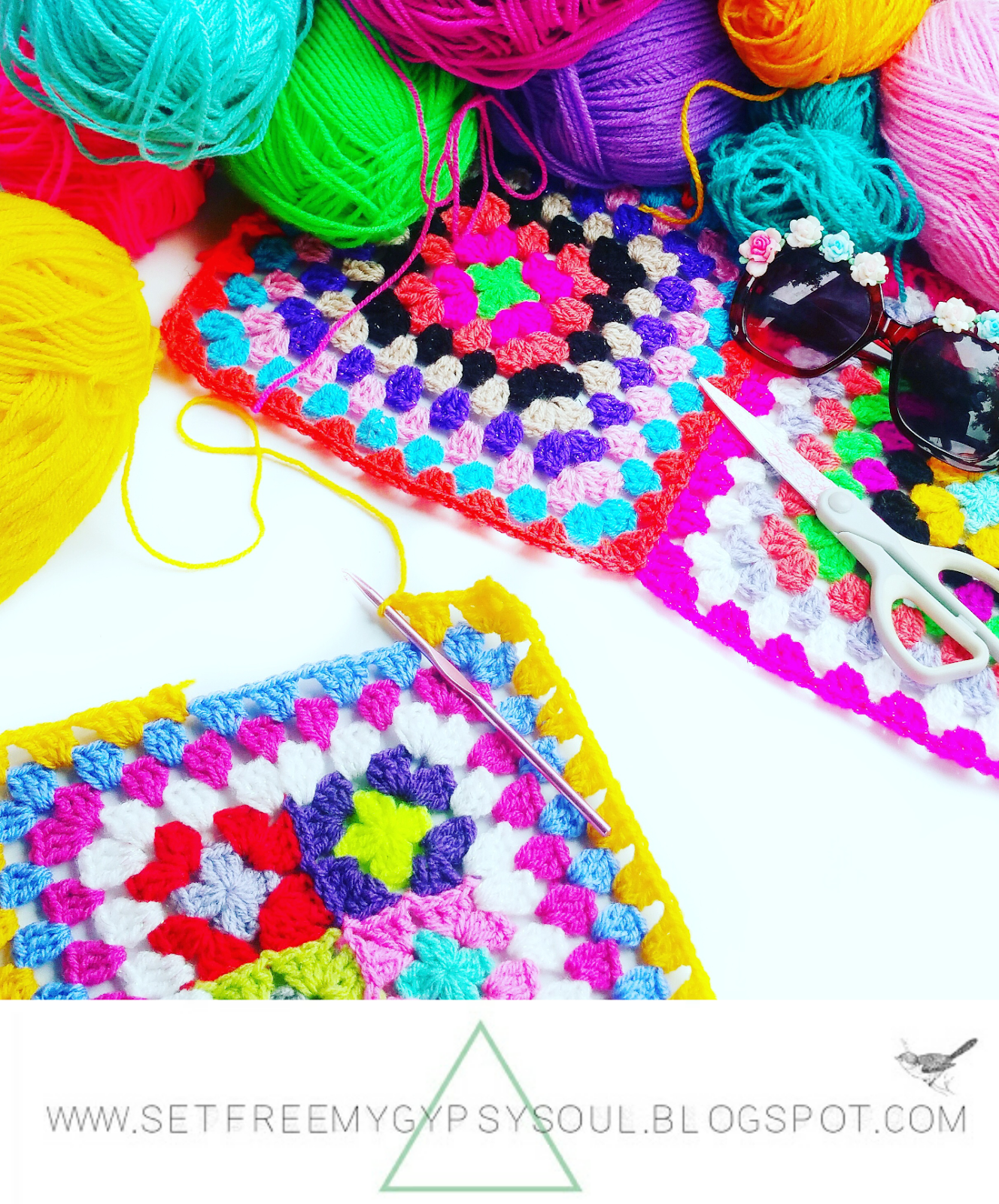 Set Free My Gypsy Soul a Crochet Craft blog Unicorn Poop Granny