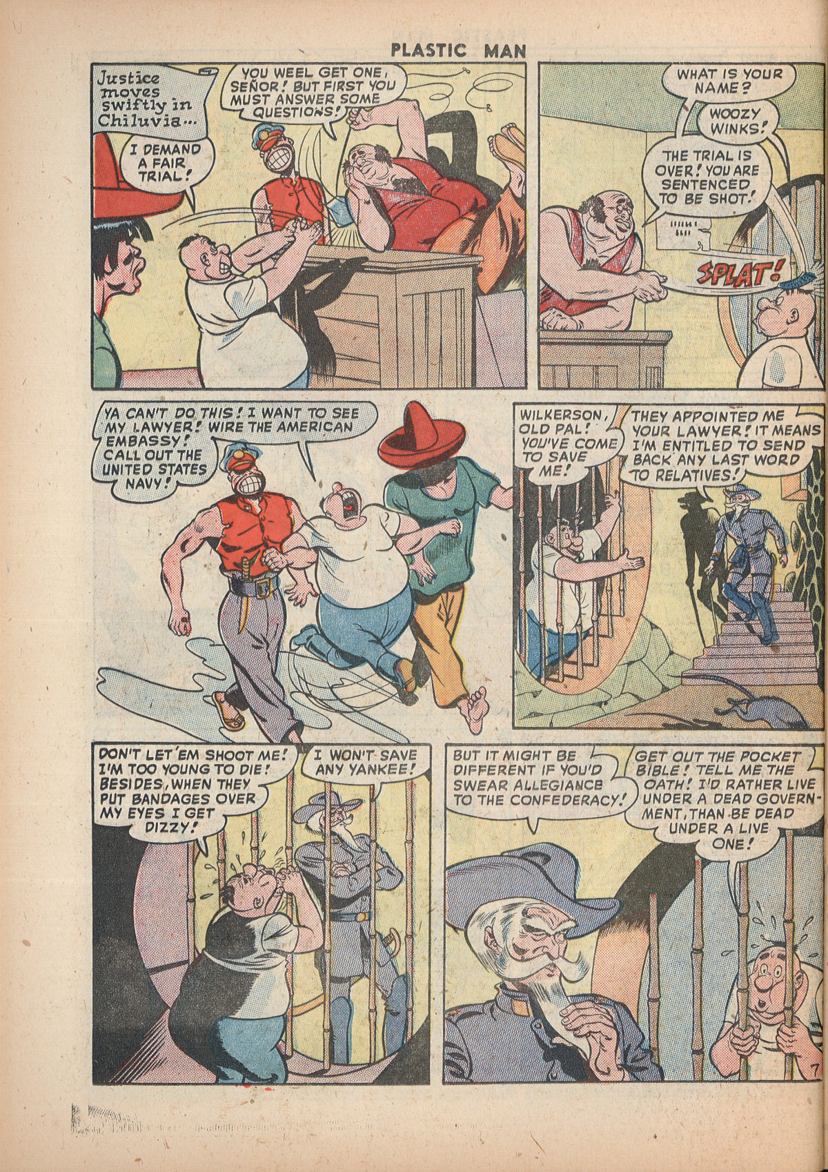 Read online Plastic Man (1943) comic -  Issue #15 - 32