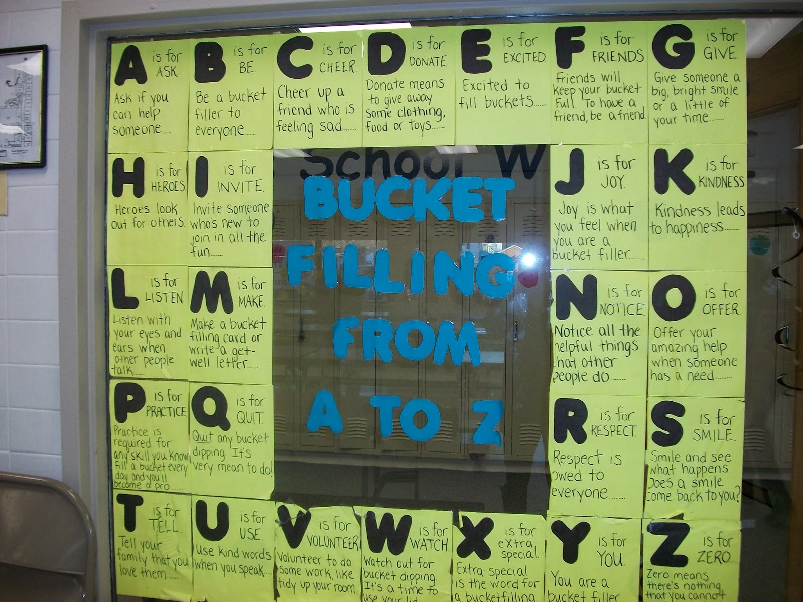 Elementary School Counselors Corner Bucket Filling from A to Z