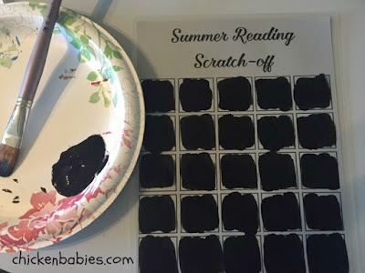 Great idea! Scratch off boards as a summer reading incentive. The kids scratch off a square to reveal a prize after they have read a book! So fun!