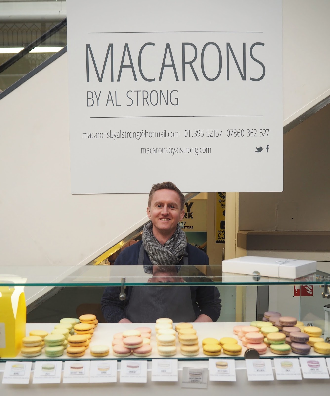 What Lizzy Loves Macarons by Al Strong, Kendal shopping centre