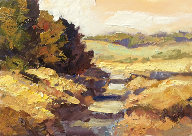 tom brown fine art country road