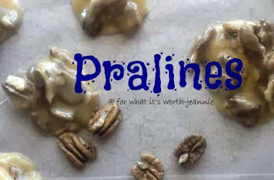Easy Pralines with fresh pecans