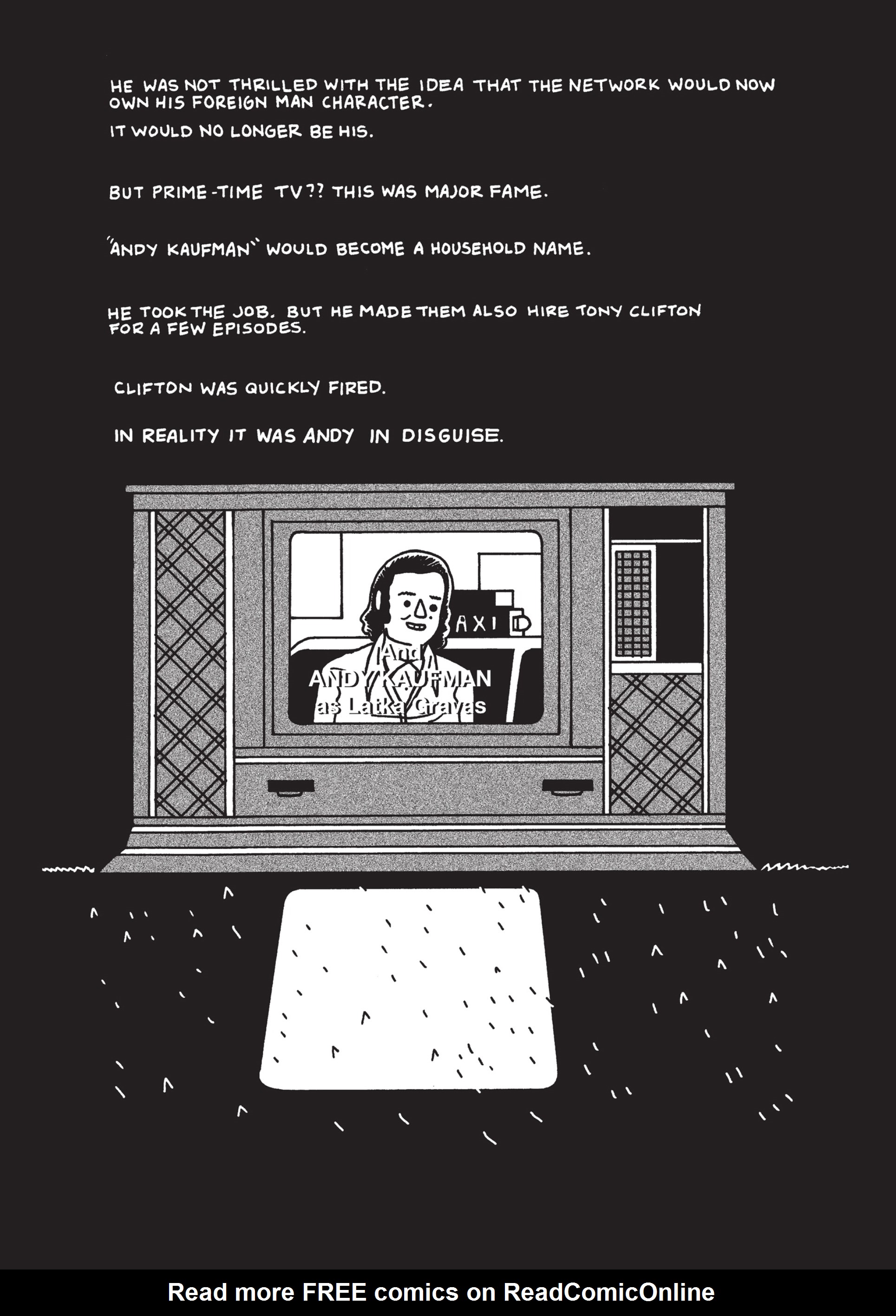 Read online Is This Guy For Real?: The Unbelievable Andy Kaufman comic -  Issue # TPB (Part 2) - 11
