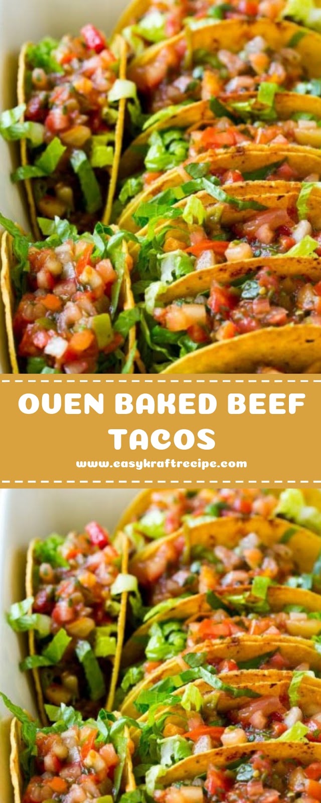 OVEN BAKED BEEF TACOS
