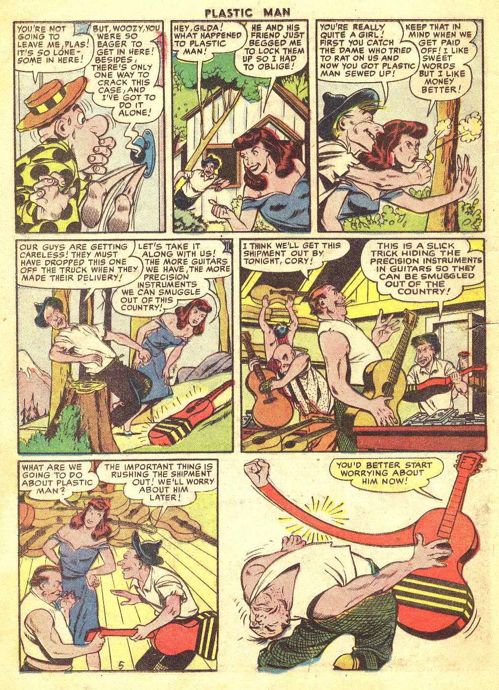 Read online Plastic Man (1943) comic -  Issue #51 - 22