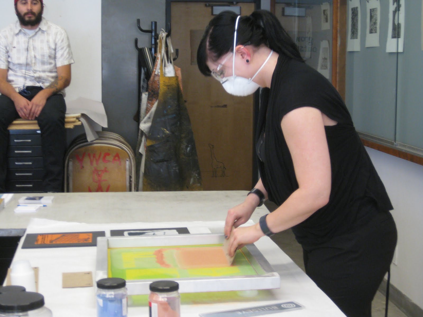 Rocinante Press Screenprinting On Glass With Glass