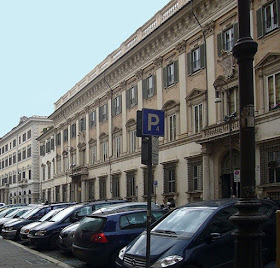 The Palazzo Chigi-Odescalchi in Rome