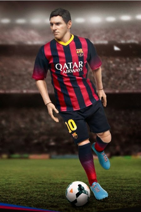 BARCELONA LIONEL MESSI Football Figure 12cm EUR 46,99 - FR