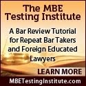 The MBE & UBE Testing Institute